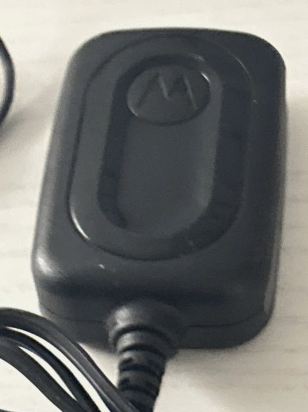 Motorola Black Wall Power Adapter with Cord